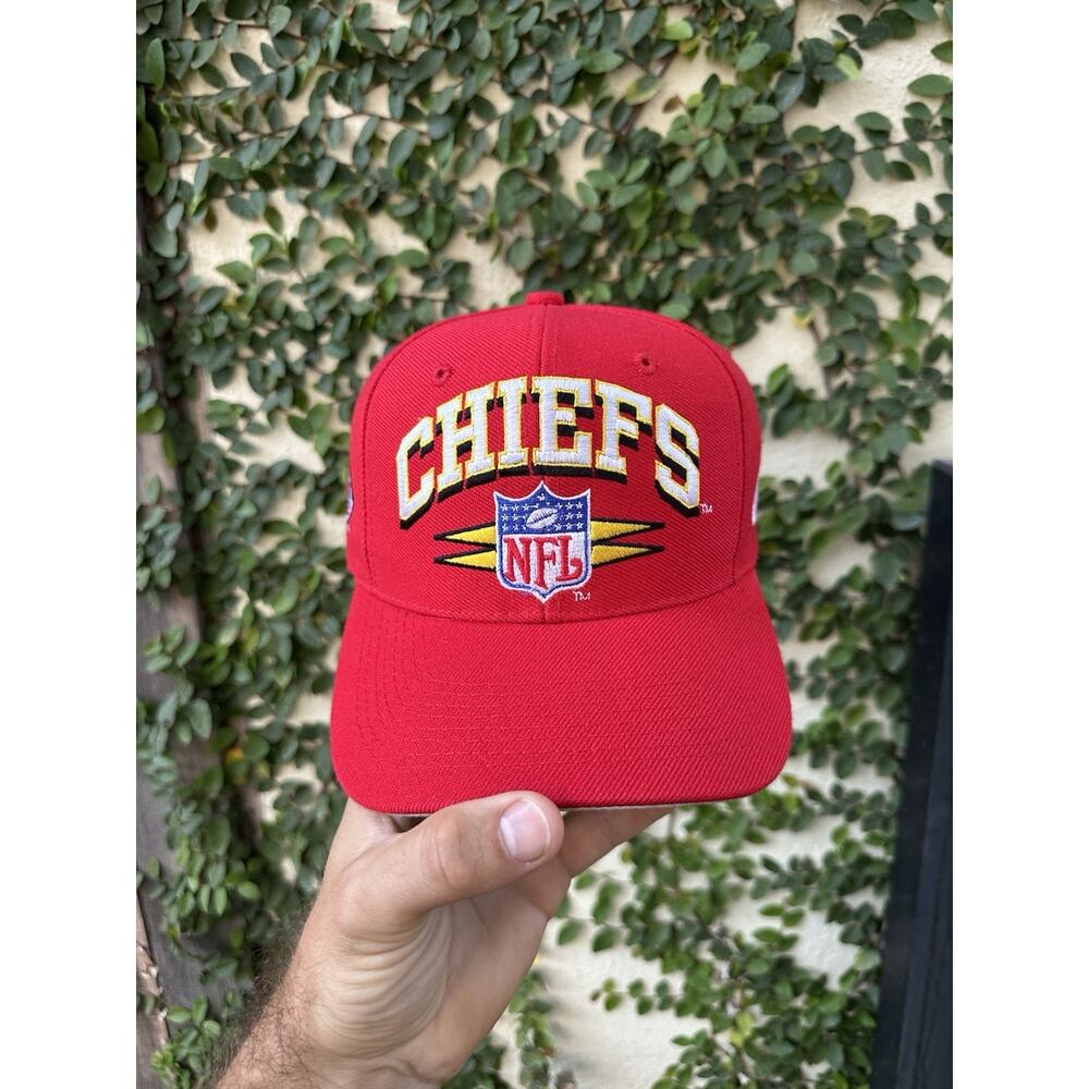 Vintage Kansas City Chiefs Logo Athletic Spike Good Fit Version Snapback Hat